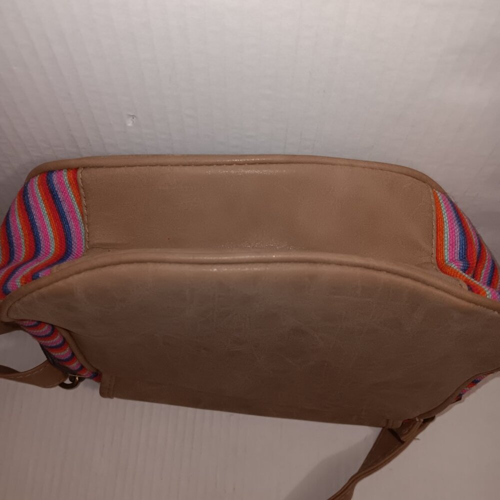 AMERICAN EAGLE BY PAYLESS BOHO HIPPIE CROSSBODY HANDBAG - Picture 7 of 10